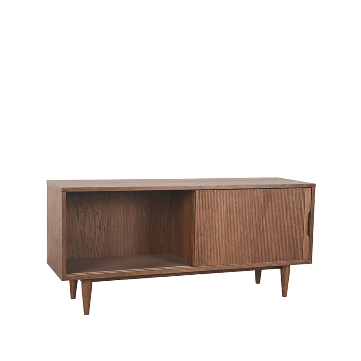 LABEL51 Tv-meubel Jule - Walnoot - Eiken - Tv-Meubel 130 cm van LABEL51 – Luxe comfort op maat van PureWonen. Vraag naar de beste prijs.