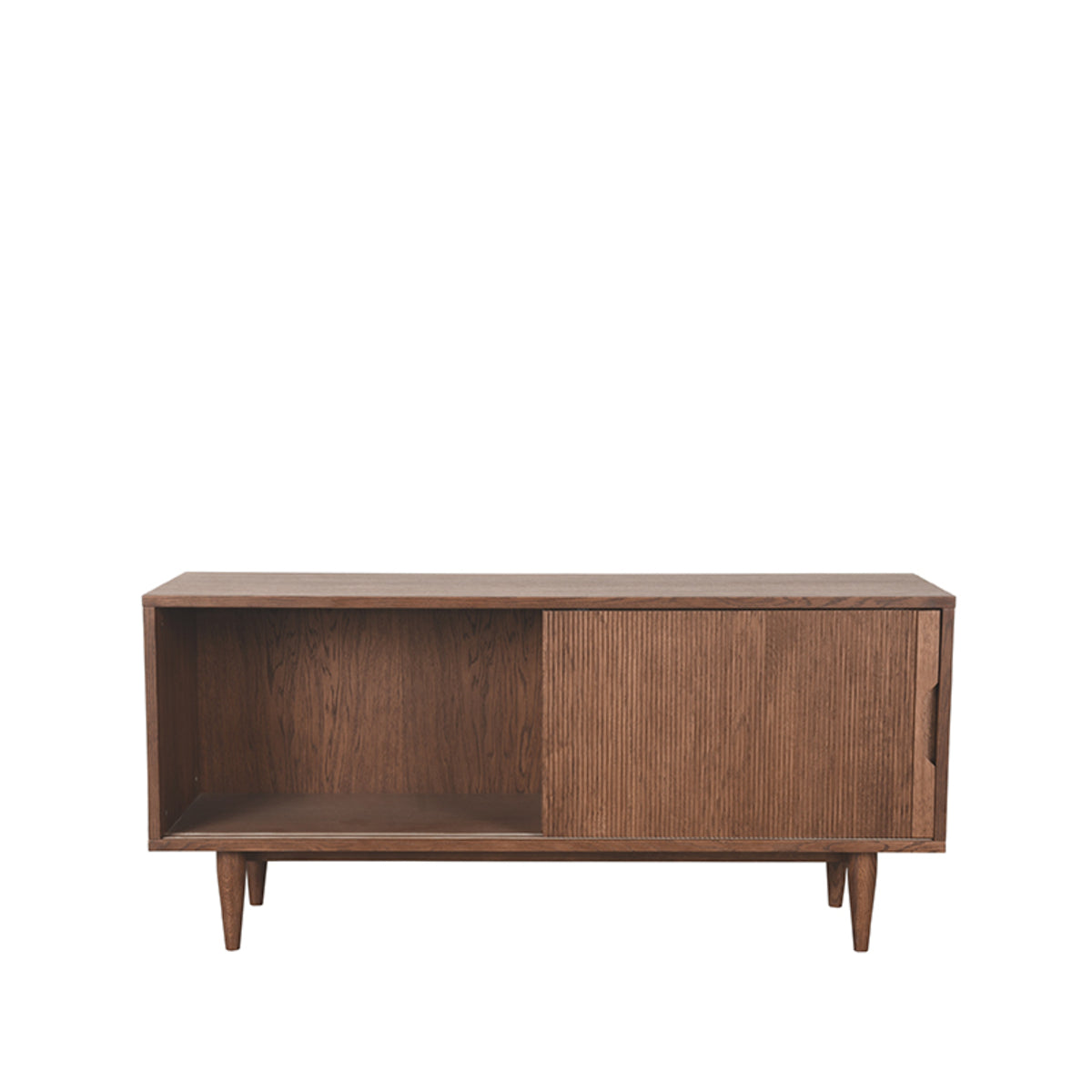 LABEL51 Tv-meubel Jule - Walnoot - Eiken - Tv-Meubel 130 cm van LABEL51 – Luxe comfort op maat van PureWonen. Vraag naar de beste prijs.