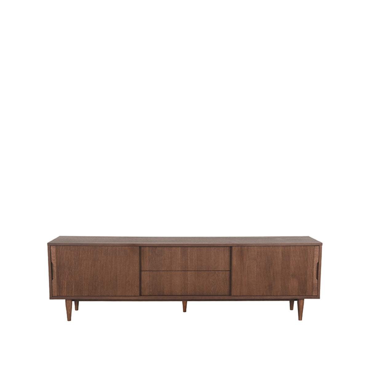 LABEL51 Tv-meubel Jule - Walnoot - Eiken - Tv-Meubel 200 cm van LABEL51 – Luxe comfort op maat van PureWonen. Vraag naar de beste prijs.