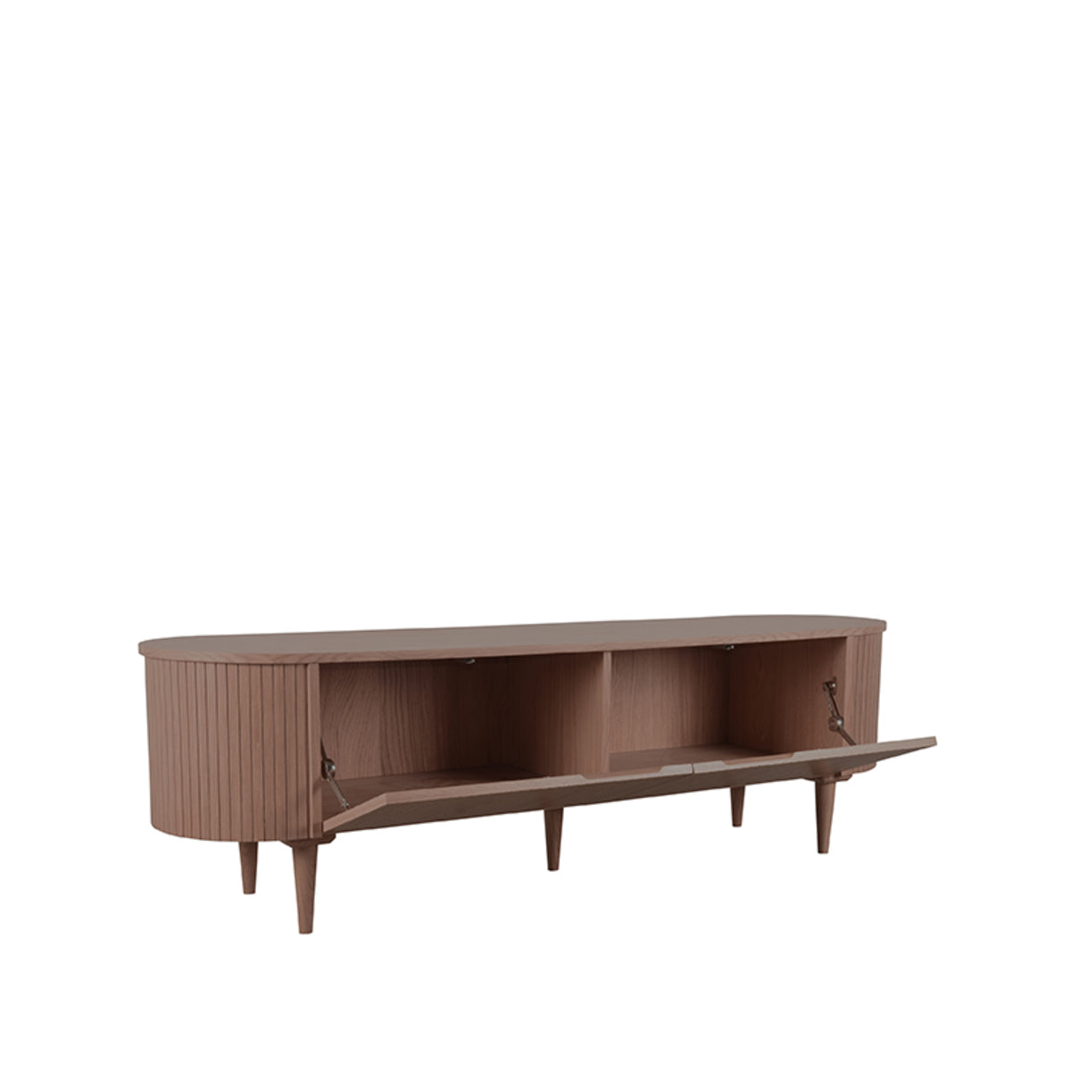 LABEL51 Tv-meubel Oliva - Walnoot - Eiken - Tv-Meubel 180 cm van LABEL51 – Luxe comfort op maat van PureWonen. Vraag naar de beste prijs.
