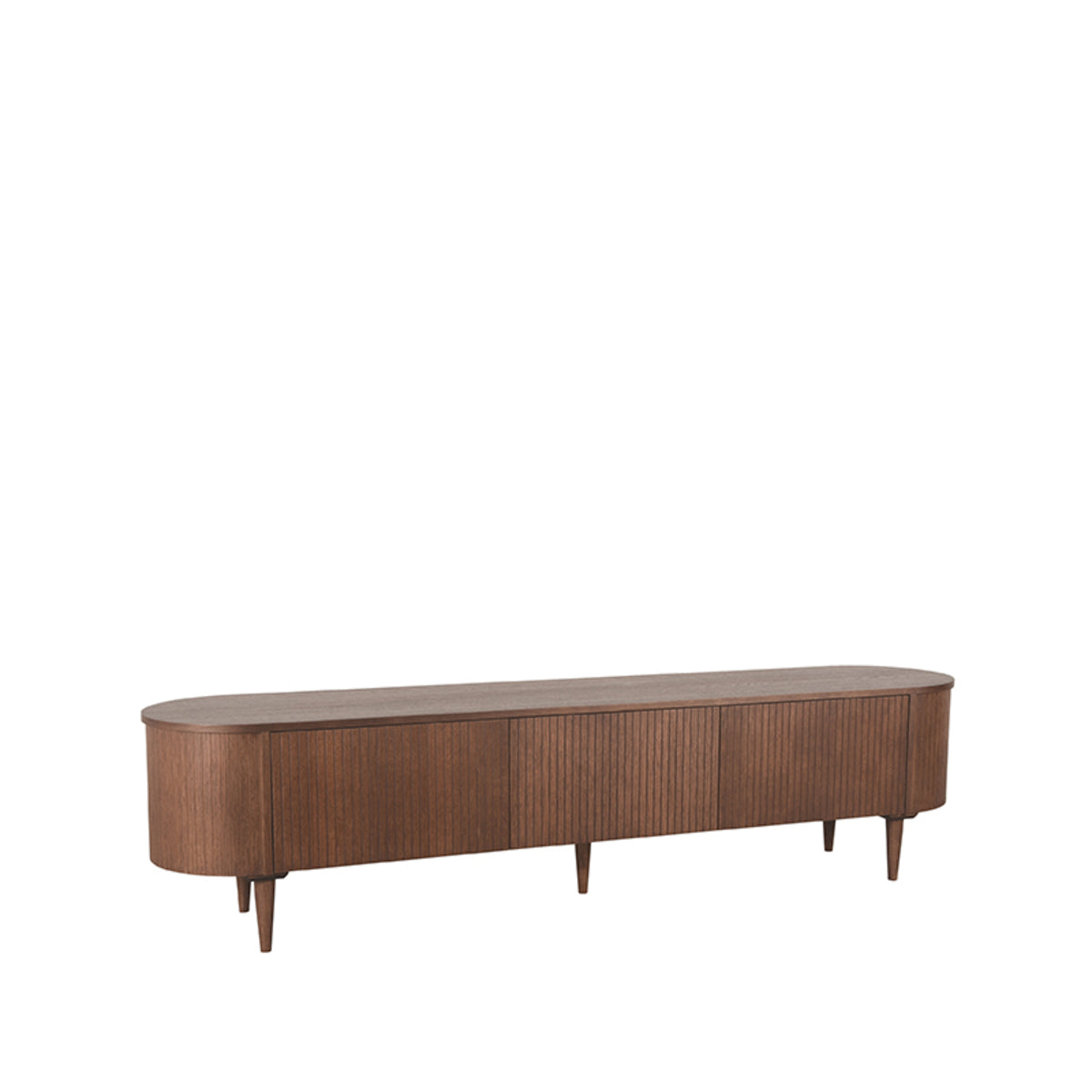 LABEL51 Tv-meubel Oliva - Walnoot - Eiken - Tv-Meubel 220 cm van LABEL51 – Luxe comfort op maat van PureWonen. Vraag naar de beste prijs.