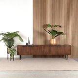 LABEL51 Tv-meubel Rio - Espresso - Mangohout - Tv-Meubel 220 cm van LABEL51 – Luxe comfort op maat van PureWonen. Vraag naar de beste prijs.