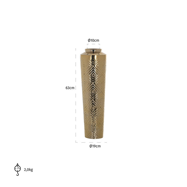 Vaas Dana klein (Gold) van Richmond Interiors – Luxe comfort op maat van PureWonen. Vraag naar de beste prijs.