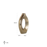 Vaas Alma klein (Brushed Gold) van Richmond Interiors – Luxe comfort op maat van PureWonen. Vraag naar de beste prijs.