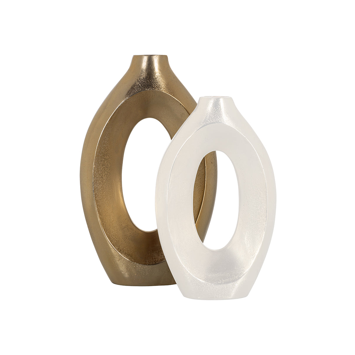 Vaas Alma groot (Brushed Gold) van Richmond Interiors – Luxe comfort op maat van PureWonen. Vraag naar de beste prijs.