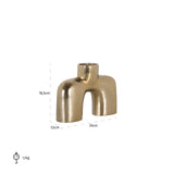 Vaas Marley klein (Brushed Gold) van Richmond Interiors - laagste prijs offerte van PureWonen