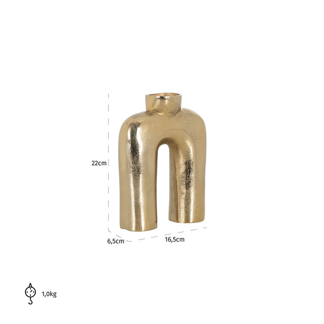 Vaas Marley groot (Brushed Gold) van Richmond Interiors – Luxe comfort op maat van PureWonen. Vraag naar de beste prijs.