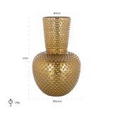 Vaas Nola (Gold) van Richmond Interiors – Luxe comfort op maat van PureWonen. Vraag naar de beste prijs.