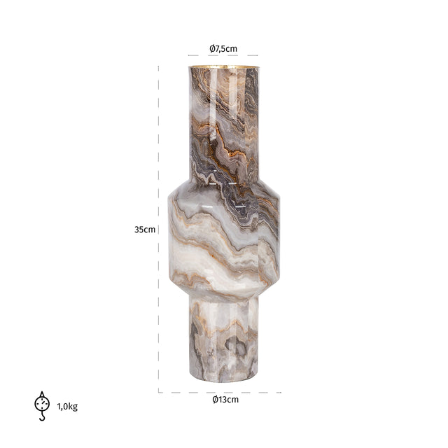 Vaas Noia groot (Brown) van Richmond Interiors – Luxe comfort op maat van PureWonen. Vraag naar de beste prijs.