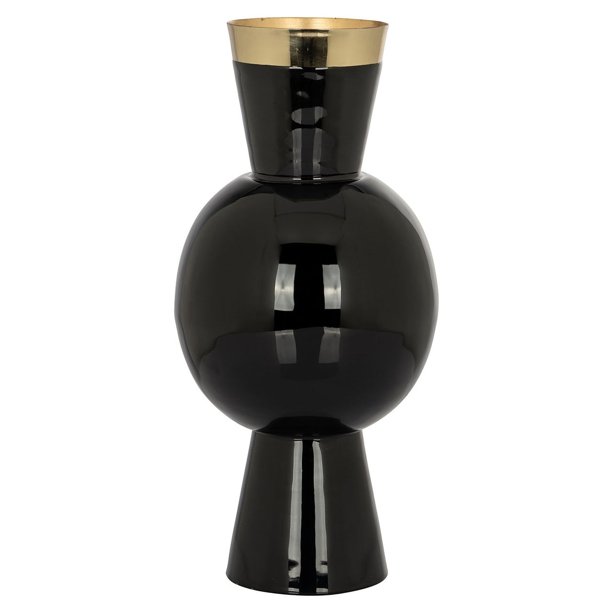 Vaas Florence (Black/gold) van Richmond Interiors – Luxe comfort op maat van PureWonen. Vraag naar de beste prijs.
