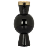 Vaas Florence (Black/gold) van Richmond Interiors – Luxe comfort op maat van PureWonen. Vraag naar de beste prijs.