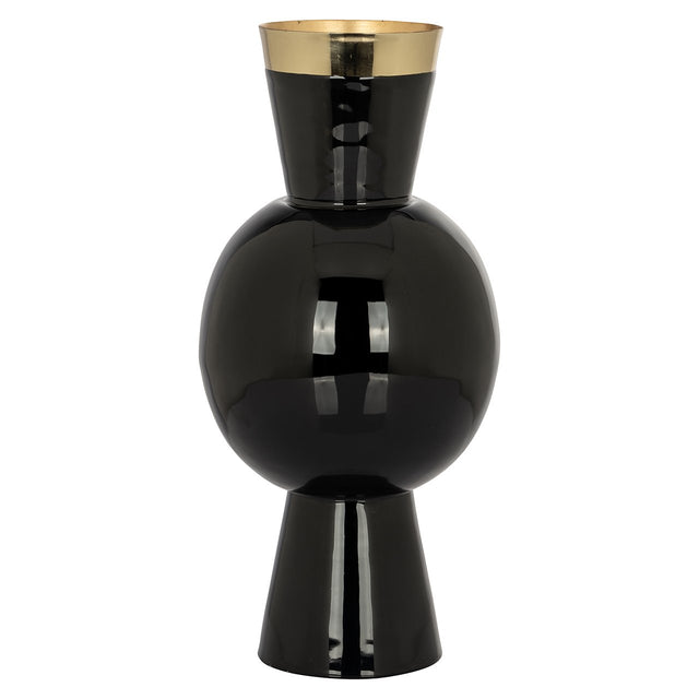 Vaas Florence (Black/gold) van Richmond Interiors – Luxe comfort op maat van PureWonen. Vraag naar de beste prijs.