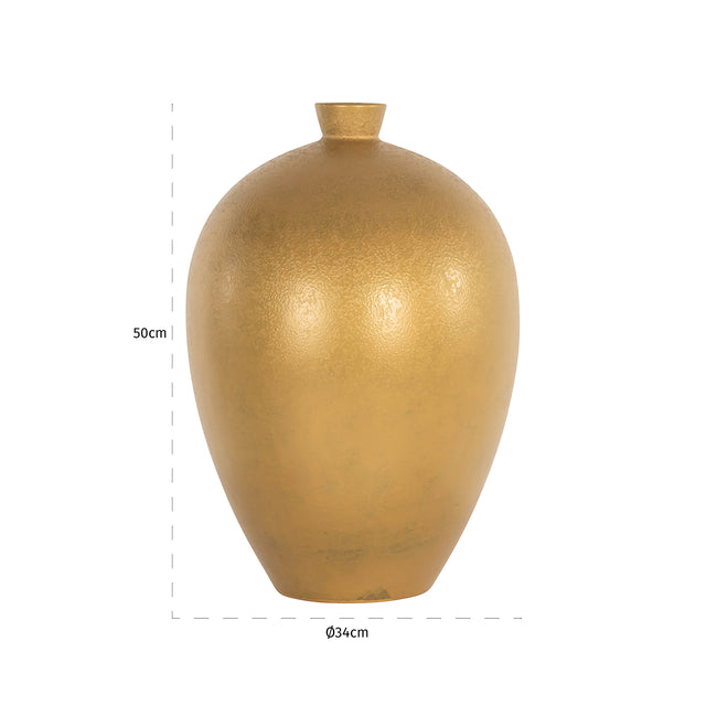 Vaas Shirley (Gold) van Richmond Interiors – Luxe comfort op maat van PureWonen. Vraag naar de beste prijs.