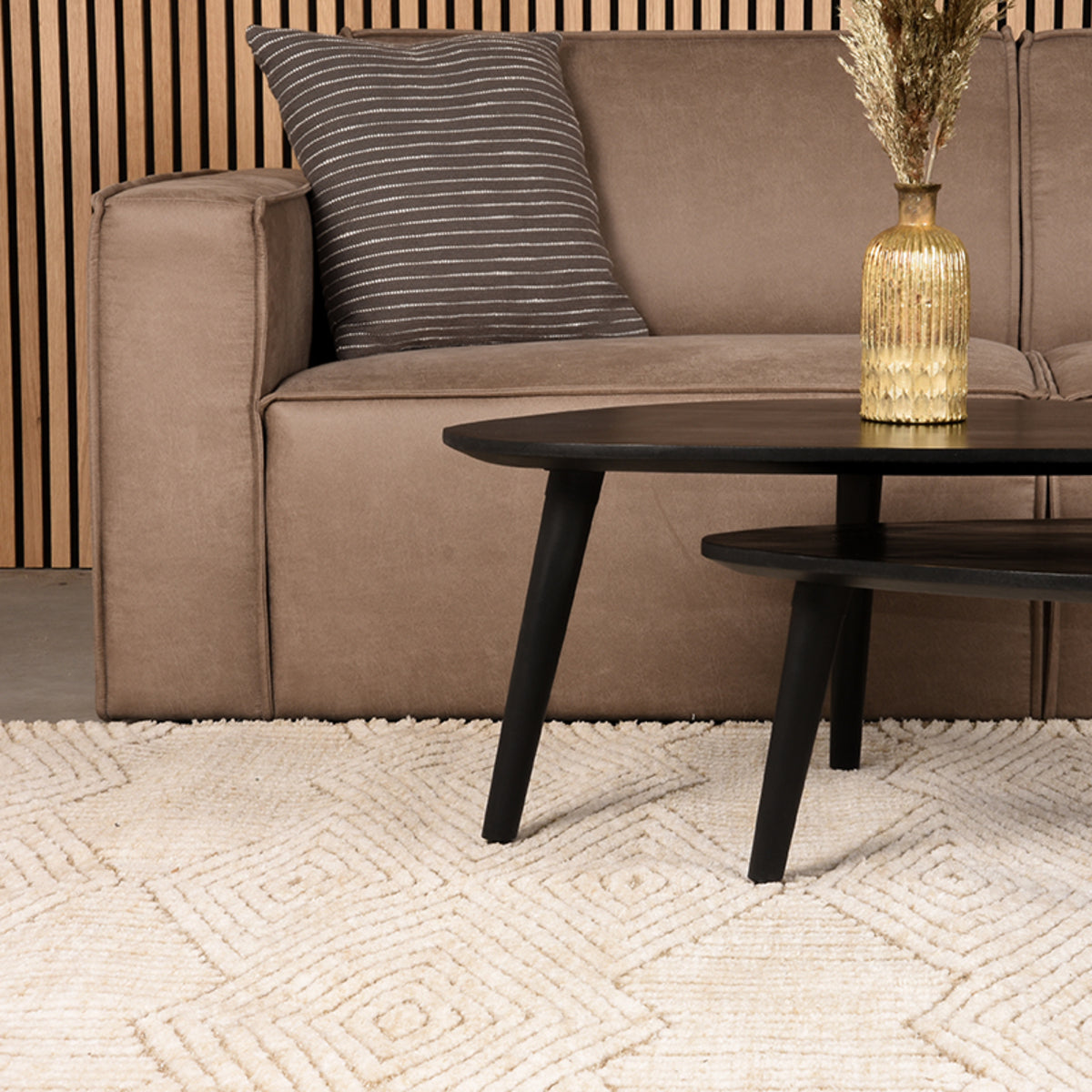 LABEL51 Vloerkleden Cosy - Taupe - Synthetisch - 200x300 cm van LABEL51 – Luxe comfort op maat van PureWonen. Vraag naar de beste prijs.