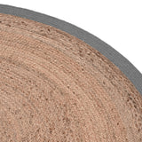 LABEL51 Vloerkleden Jute - Grijs - Jute - 90x90 cm van LABEL51 – Luxe comfort op maat van PureWonen. Vraag naar de beste prijs.