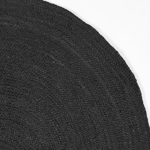 LABEL51 Vloerkleden Jute - Zwart - Jute - 180x180 cm van LABEL51 – Luxe comfort op maat van PureWonen. Vraag naar de beste prijs.