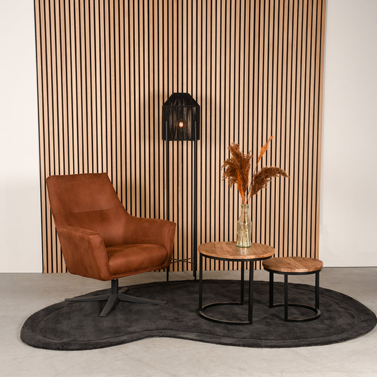 LABEL51 Vloerkleden Mody - Antraciet - Synthetisch - 160x230 cm van LABEL51 - laagste prijs offerte van PureWonen