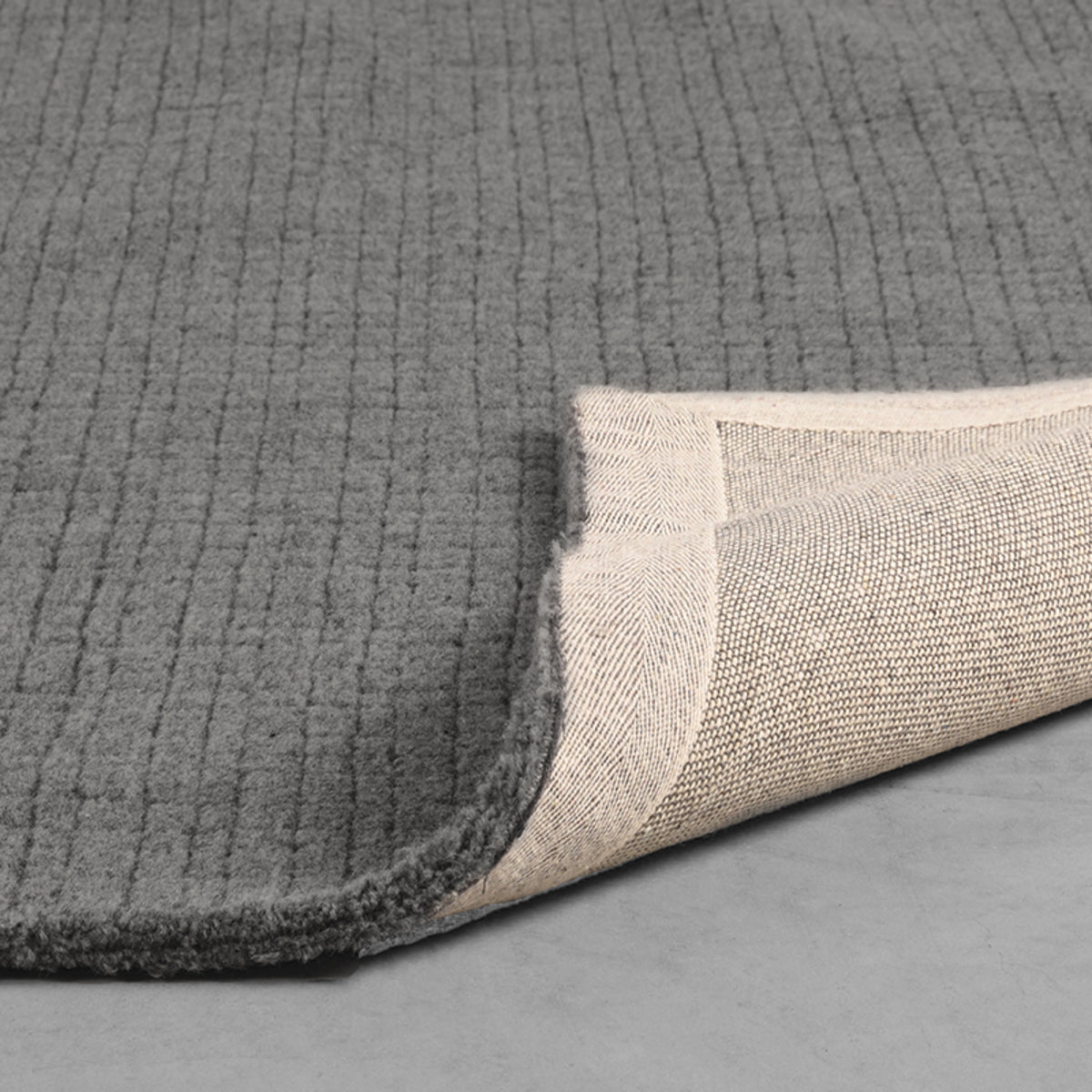 LABEL51 Vloerkleden Wolly - Antraciet - Wol - 160x230 cm van LABEL51 - laagste prijs offerte van PureWonen