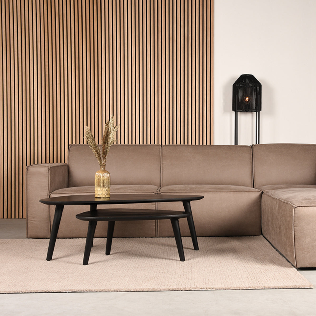 LABEL51 Vloerkleden Wolly - Taupe - Wol - 200x300 cm van LABEL51 - laagste prijs offerte van PureWonen