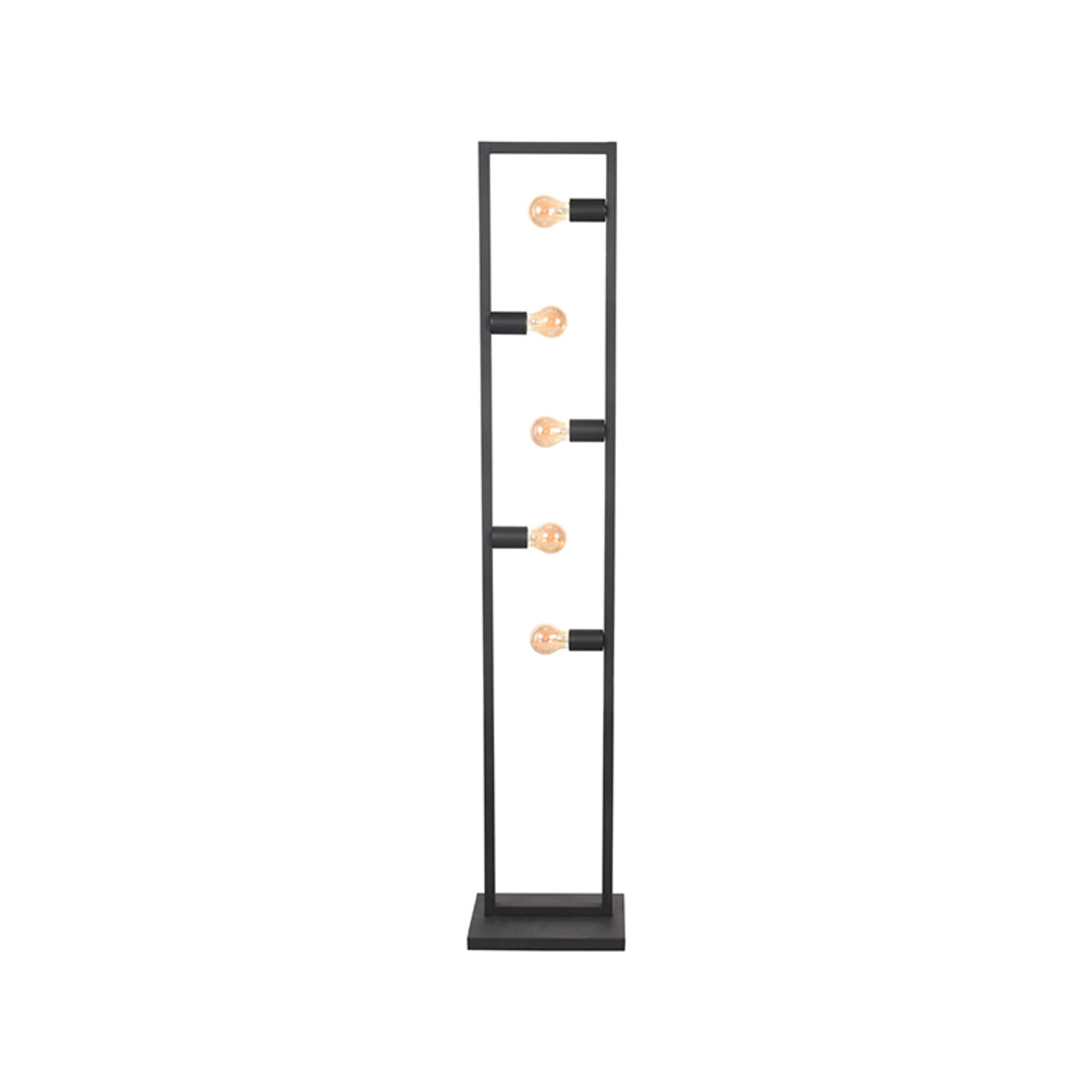 LABEL51 Vloerlamp Quadrato - Zwart - Metaal van LABEL51 – Luxe comfort op maat van PureWonen. Vraag naar de beste prijs.