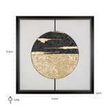 Wall art Moon (Black/gold) van Richmond Interiors – Luxe comfort op maat van PureWonen. Vraag naar de beste prijs.