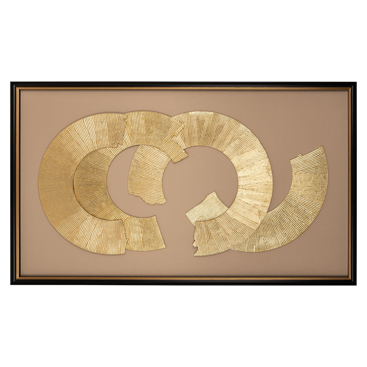 Wall art Eden (Black/gold) van Richmond Interiors – Luxe comfort op maat van PureWonen. Vraag naar de beste prijs.