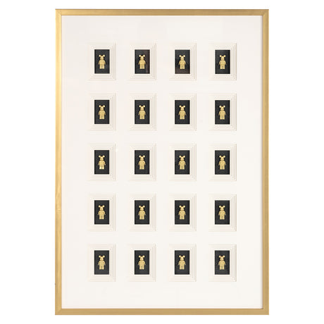 Wall art Bear block 3D (Black/gold) van Richmond Interiors – Luxe comfort op maat van PureWonen. Vraag naar de beste prijs.
