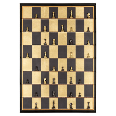 Wall art Nala (Black/gold) van Richmond Interiors – Luxe comfort op maat van PureWonen. Vraag naar de beste prijs.