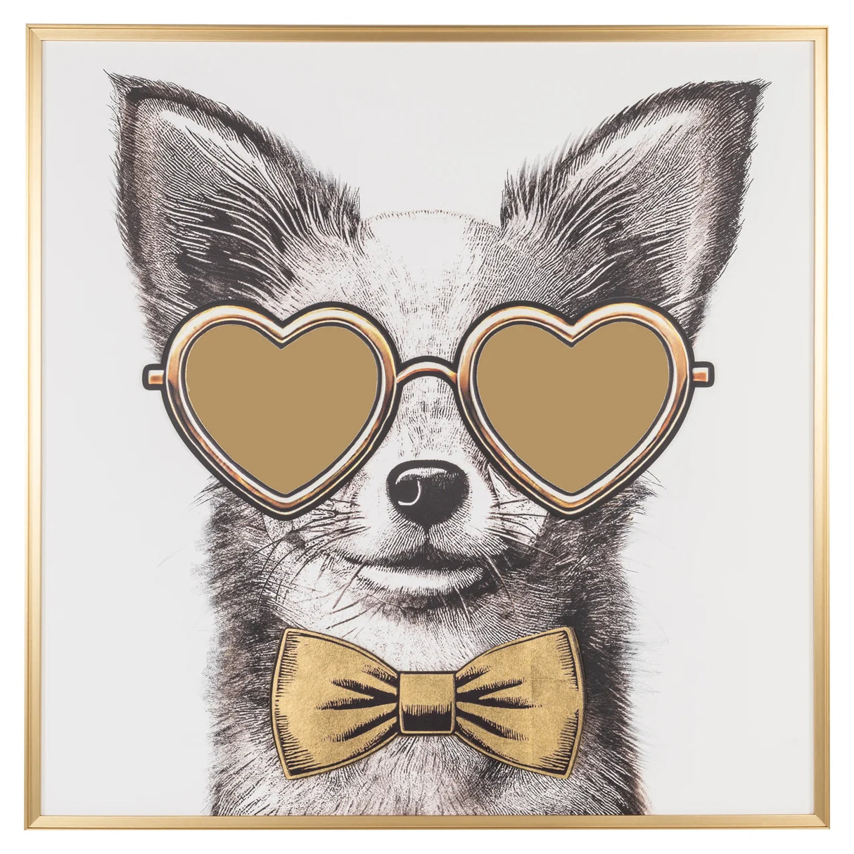 Wall art Bodhy black/gold