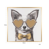 Wall art Bodhy black/gold