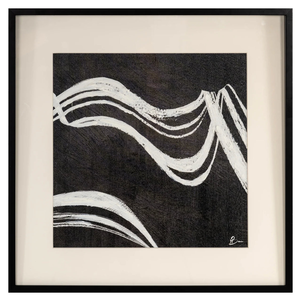 Wall art Jozy black/white