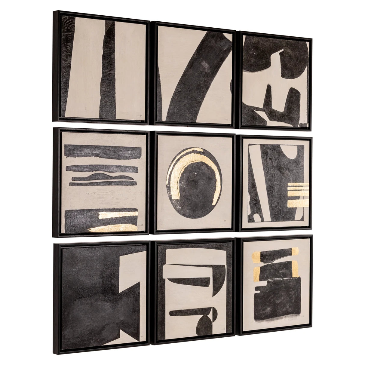 Wall art Gabri black/white (Set of 9)