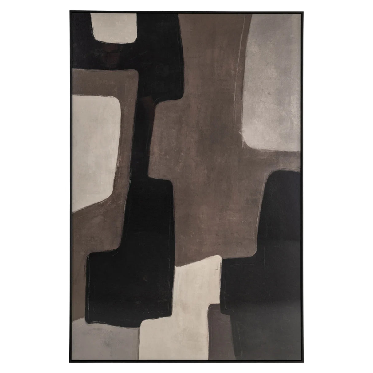 Wall art Mirage brown left