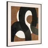 Wall art Euphoria brown left