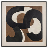 Wall art Euphoria brown right