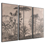 Wall art Rhapsody brown (Set of 3)
