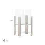 Windlicht Tiko zilver (Silver) van Richmond Interiors – Luxe comfort op maat van PureWonen. Vraag naar de beste prijs.