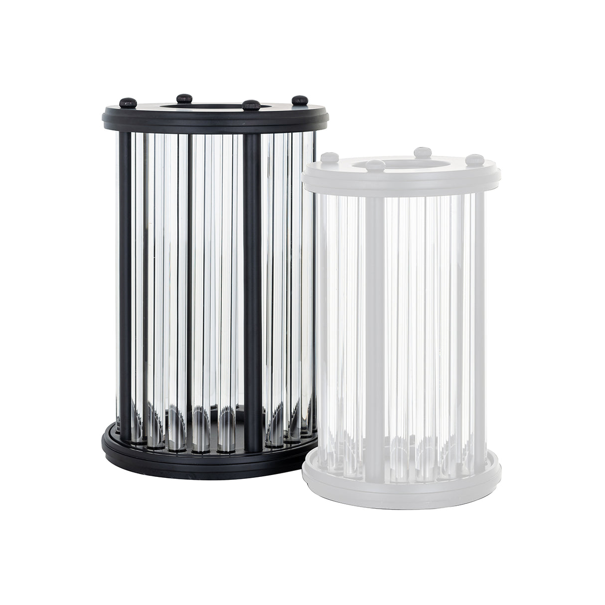 Windlicht Faey zwart groot (Black) van Richmond Interiors – Luxe comfort op maat van PureWonen. Vraag naar de beste prijs.