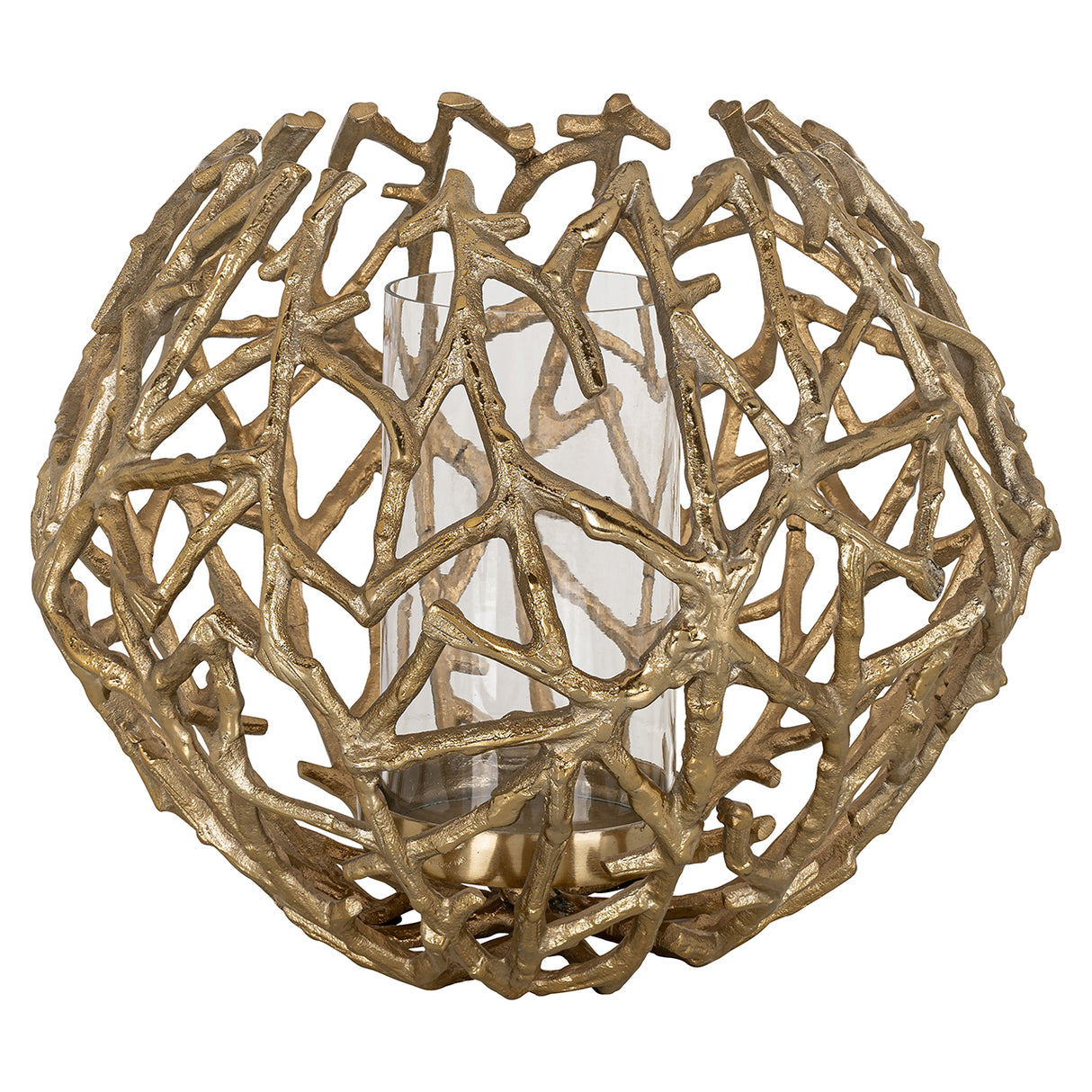 Windlicht Jaimy (Gold) van Richmond Interiors – Luxe comfort op maat van PureWonen. Vraag naar de beste prijs.