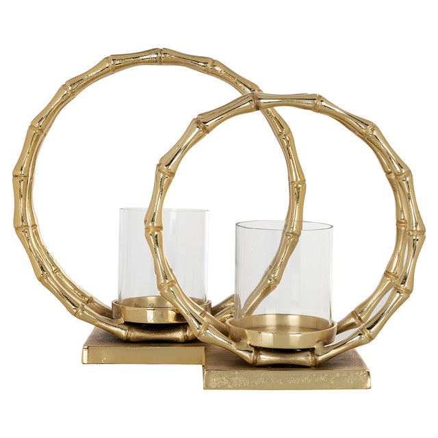 Windlicht Merlyn klein (Gold) van Richmond Interiors – Luxe comfort op maat van PureWonen. Vraag naar de beste prijs.