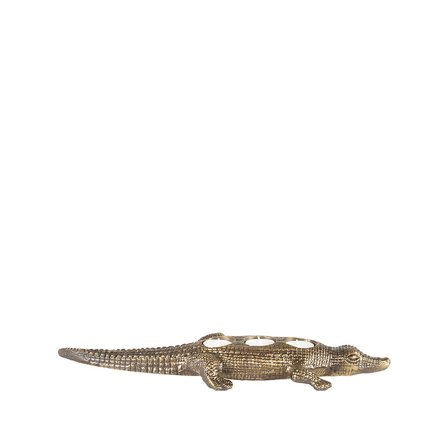 LABEL51 Krokodil - Antiek goud - Metaal van LABEL51 – Luxe comfort op maat van PureWonen. Vraag naar de beste prijs.