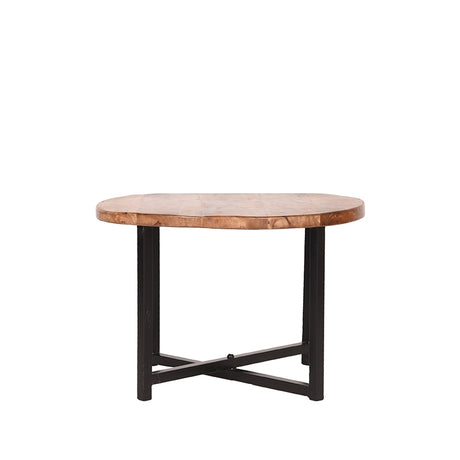LABEL51 Bijzettafel Dex - Rough - Mangohout - 60 cm van LABEL51 – Luxe comfort op maat van PureWonen. Vraag naar de beste prijs.
