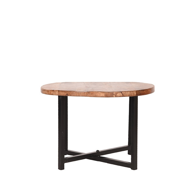 LABEL51 Bijzettafel Dex - Rough - Mangohout - 60 cm van LABEL51 – Luxe comfort op maat van PureWonen. Vraag naar de beste prijs.