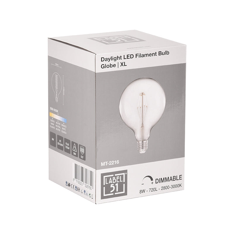 LABEL51 Lichtbron Kooldraadlamp - Glas - Bol XL