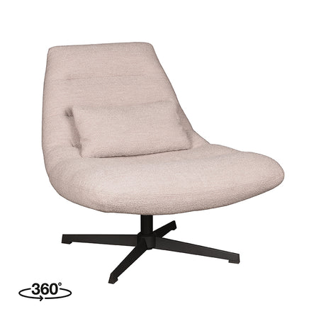 LABEL51 Fauteuil Nox - Naturel - Boucle van LABEL51 – Luxe comfort op maat van PureWonen. Vraag naar de beste prijs.