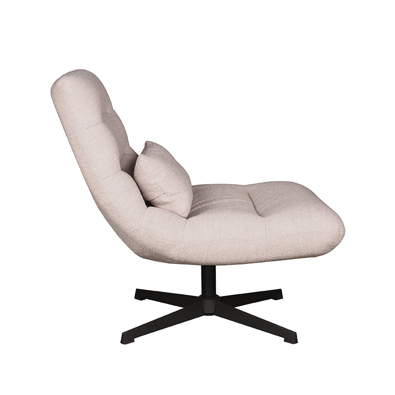 LABEL51 Fauteuil Nox - Naturel - Boucle van LABEL51 – Luxe comfort op maat van PureWonen. Vraag naar de beste prijs.