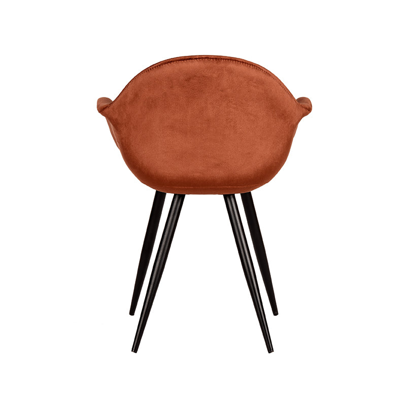 LABEL51 Eetkamerstoel Forli - Rust - Fluweel van LABEL51 – Luxe comfort op maat van PureWonen. Vraag naar de beste prijs.