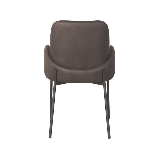 LABEL51 Eetkamerstoel Jari - Antraciet - Microfiber van LABEL51 – Luxe comfort op maat van PureWonen. Vraag naar de beste prijs.