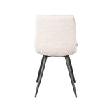 LABEL51 Eetkamerstoel Jelt - Naturel - Boucle van LABEL51 - laagste prijs offerte van PureWonen