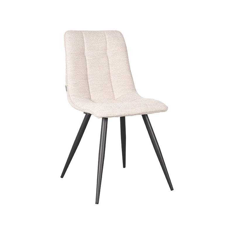 LABEL51 Eetkamerstoel Jelt - Naturel - Boucle van LABEL51 - laagste prijs offerte van PureWonen